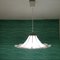 Grande Lampe à Suspension Moderniste en Acrylique Blanc, 1970s 8