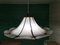 Grande Lampe à Suspension Moderniste en Acrylique Blanc, 1970s 11