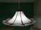 Large Modernist White Acrylic Hanging Light Lamp, 1970s 11