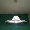 Large Modernist White Acrylic Hanging Light Lamp, 1970s 9