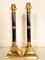 Art Deco Brass and Chrome Bamboo Effect Table Lamps, 1977, Set of 2 10