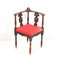 Renaissance Revival French Oak Carved Corner Armchair, 1890s, Image 1