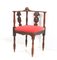 Renaissance Revival French Oak Carved Corner Armchair, 1890s 4