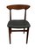 Danish Teak Chairs with Leather Seats, 1960s, Set of 6, Image 1