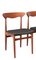 Danish Teak Chairs with Leather Seats, 1960s, Set of 6 12