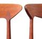 Danish Teak Chairs with Leather Seats, 1960s, Set of 6, Image 8