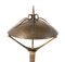 Art Deco Patinated Brass Amsterdamse School Table Lamp, 1930s 7