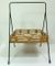 Vintage Rattan Tray and Stand, 1950s 11