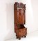 Gothic Revival Ash Cupboard with Integrated Clock, 1950s, Image 2