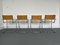 Italian Plywood Cantilever Chair by Plurima, 1980s, Set of 4 6