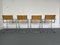Italian Plywood Cantilever Chair by Plurima, 1980s, Set of 4, Image 6