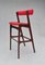 Vintage Fire Bar Stools attributed to Kai Kristiansen, Set of 4, Image 6