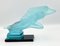 Art Deco Glass Car Mascot or Hood Ornament by H. Hoffmann for Desna, Czech Republic, 1980s, Image 1