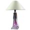 Belgian Glass Table Lamp from Val St. Lambert, 1960s, Image 1