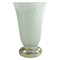 Art Deco Belgian Glass Vase, 1940s 1