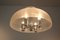 Chrome and Acrylic Glass Dome Pendant Lamp from Doria, 1960s 11