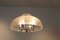Lampada a sospensione a forma di cupola in metallo cromato e vetro acrilico di Doria, anni '60, Immagine 10