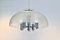 Chrome and Acrylic Glass Dome Pendant Lamp from Doria, 1960s 2