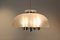 Chrome and Acrylic Glass Dome Pendant Lamp from Doria, 1960s 8