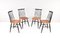 Mid-Century Scandinavian Modern Fanett Dining Chairs attributed to Ilmari Tapiovaara, Set of 4, Image 1