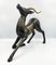 Grande Sculpture Gazelle en Bronze par Loet Vanderveen, 1970s 4