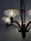 Französische Art Deco Glas Deckenlampe von Petitot & Ezan für Atelier Petitot, 1930er 4