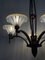 Vintage French Art Deco Glass Ceiling Light by Petitot & Ezan for Atelier Petitot, 1930s, Image 4