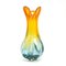 Postmoderne Vase von Chribska Glassworks, Tschechoslowakei, 1930er 7