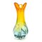 Postmodern Vase from Chribska Glassworks, Czechoslovakia, 1930s 4