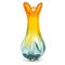 Postmodern Vase from Chribska Glassworks, Czechoslovakia, 1930s 1