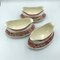 Vintage Red Burgenland Series Sauce Bowl from Villeroy & Boch, Germany, 1990s, Set of 3 2