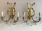 Paited Crystal Wall Lights in the style of Maria Theresa from Massive Lighting, Belgium, 1980s, Set of 2, Image 3