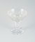 Art Deco Clear Glass Crystal Glasses, France, Set of 10 6