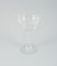 Art Deco Clear Glass Crystal Glasses, France, Set of 10, Image 5