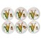 Round Porcelain Dishes with Corn Cobs from Royal Worcester, England, 1960s, Set of 6 1