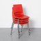 Red Plastic Chair by Philippus Potter for Ahrend De Cirkel, 1970s, Image 11