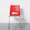 Red Plastic Chair by Philippus Potter for Ahrend De Cirkel, 1970s, Image 3
