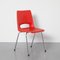 Red Plastic Chair by Philippus Potter for Ahrend De Cirkel, 1970s 1