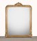 Large 19th Century Louis Philippe Gold Gilt Mirror with Crest 1