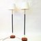 Vintage Teak and Brass FloorLamps by E.A.E -Sweden, 1960s, Set of 2 9