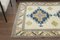 Tappeto Oushak vintage in lana beige, Anatolia, anni '30, Immagine 5