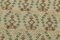 Alfombra turca vintage de 6 x 9, alfombra Oushak, alfombra de lana hecha a mano, alfombras de área, decoración de granja, regalo para el hogar, única en su tipo, alfombra Ikat beige étnica, años 30, Imagen 2