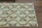 Vintage Turkish Green Floral Wool Oushak Rug, 1930s, Image 4