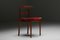 Red Velvet Dining Chair attributed to Helge Sibast and Borge Rammeskov for Sibast, Denmark, 1960s 9