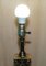 Grandes Lampes de Bureau Piliers Corinthiens Vintage en Marbre et Laiton, Set de 2 6