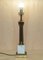 Grandes Lampes de Bureau Piliers Corinthiens Vintage en Marbre et Laiton, Set de 2 18