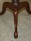 Vintage Sheraton Revival Hardwood Tripod Side Table, 1920s 11