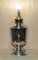 Grandes Lampes de Bureau Vintage en Verre Miroir, Set de 2 8