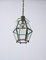 Lámpara colgante italiana hexagonal de latón y vidrio biselado en estilo de Adolf Loos, años 50, Imagen 8