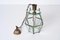 Lampe à Suspension Hexagonale en Laiton et Verre Biseauté style Adolf Loos, Italie, 1950s 17
